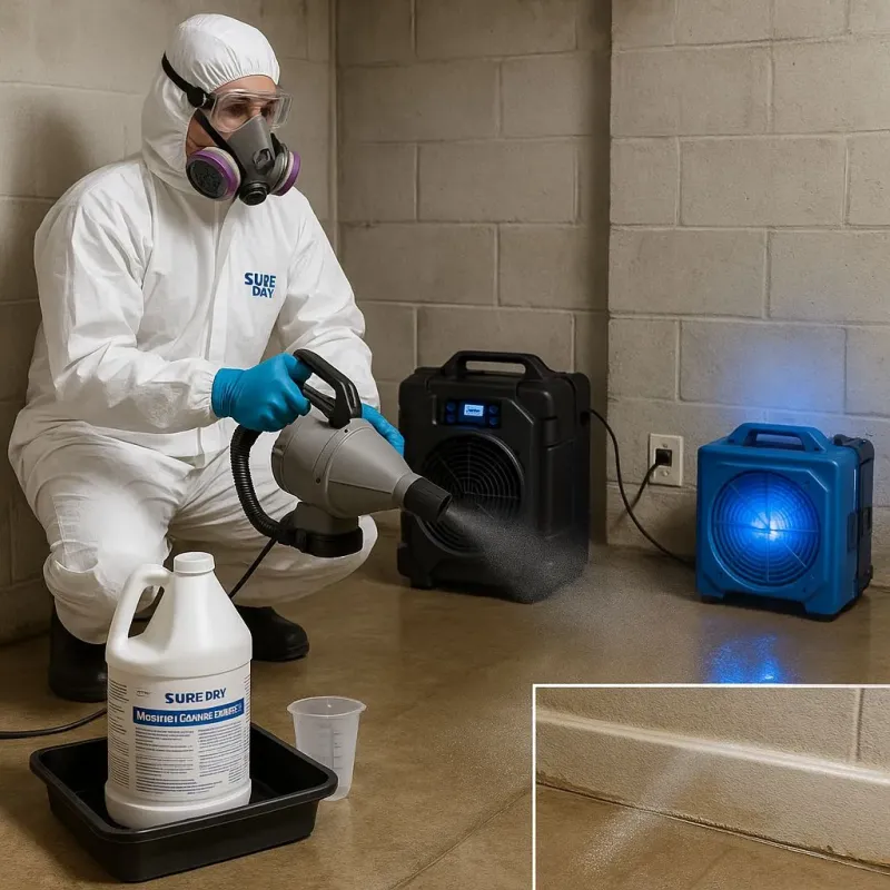 Sanitization and Odor Removal process in Sanford, ME