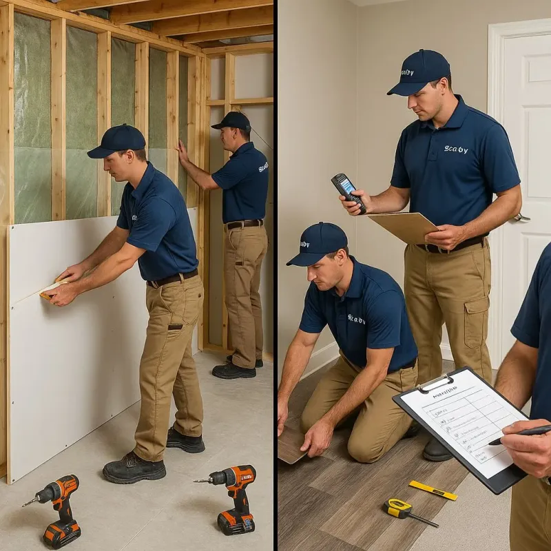 Repairs and Reconstruction process in Sanford, ME