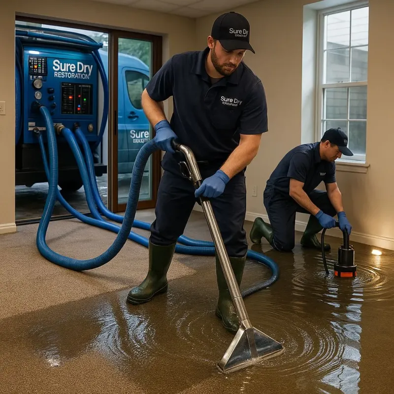 Water Extraction and Removal process in Sanford, ME